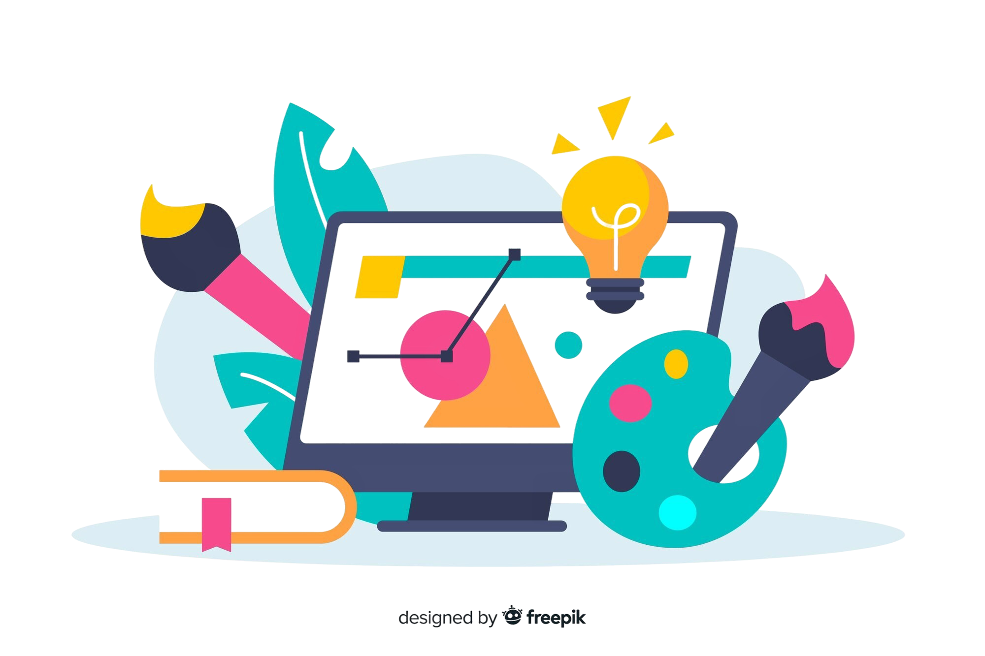 design process landing page concept