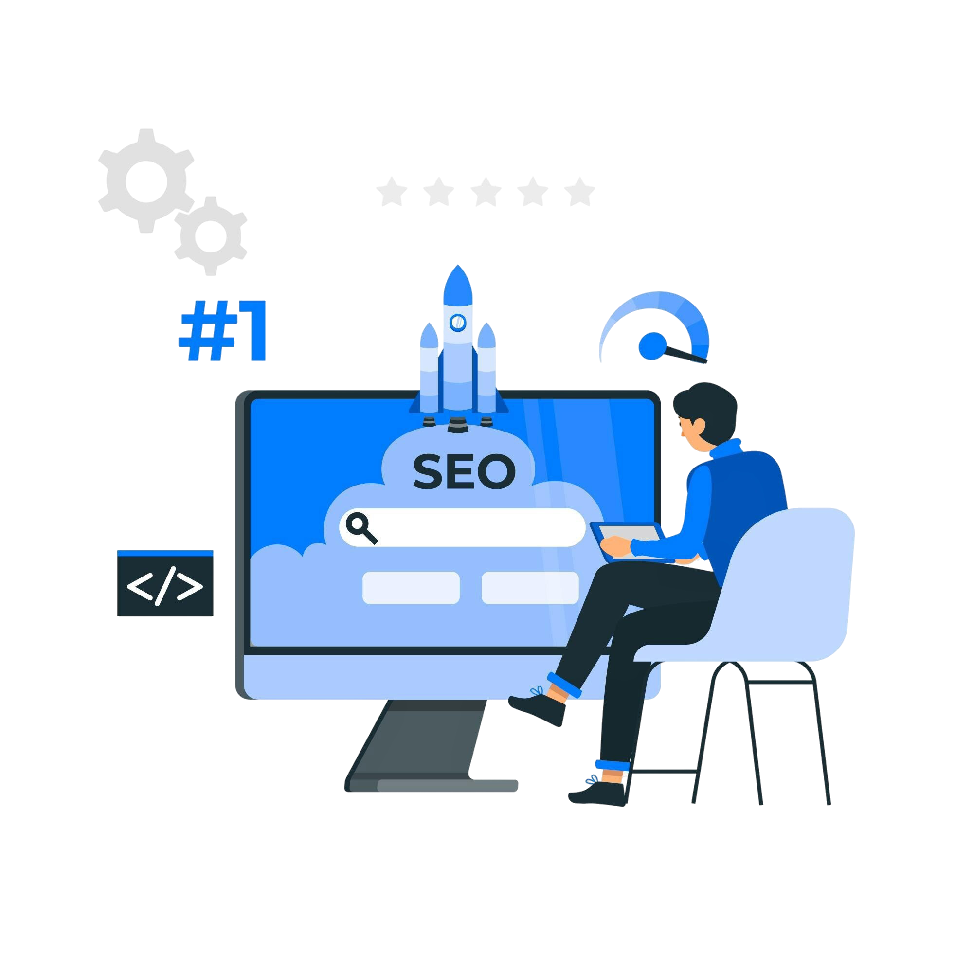 seo concept illustration